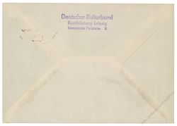 DDR 1960 Messeflug Leipzig-Warschau - Mi-Nr. 782 EF - Leipziger Herbstmesse