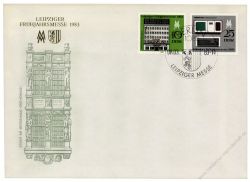 DDR 1983 FDC Mi-Nr. 2779-2780 SSt. Leipziger Frhjahrsmesse - 3 verschiedene Sonerstempel