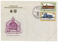 DDR 1984 FDC Mi-Nr. 2862-2863 SSt. Leipziger Frhjahrsmesse - 3 verschiedene Sonerstempel