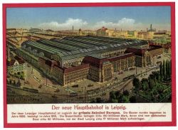 DDR 1990 75 Jahre Hauptbahnhof Leipzig 1915-1990
