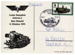 DDR 1979 Stendal - Letzte Dampflok RAW Stendal