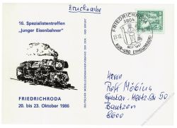 DDR 1986 Friedrichroda - 16. Spezialistentreffen 
