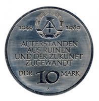 DDR 1989 J.1630 10 Mark 40 Jahre DDR st