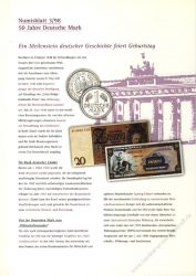 BRD 1998 Beschreibung fr Numisblatt 3/1998 und 4/1998