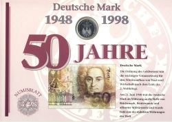 BRD 1998 Numisblatt 3/1998 