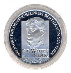 BRD 2005 J.517 10 Euro Friedensnobelpreis Bertha von Suttner PP