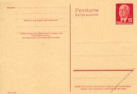 DDR 1956 Mi-Nr. P064IIa * Wilhelm Pieck