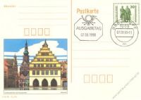 DDR 1990 Mi-Nr. P109/01 SSt. Goethe-Schiller-Denkmal 