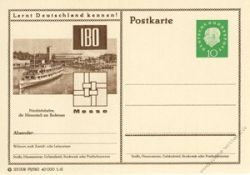 BRD 1960 Mi-Nr. P053 093/580 * Friedrichshafen