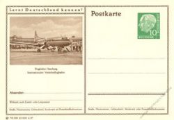 BRD 1955 Mi-Nr. P024 287 * Hamburg - Flughafen