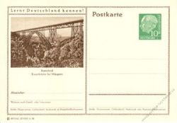 BRD 1955 Mi-Nr. P024 370 * Remscheid - Riesenbrcke