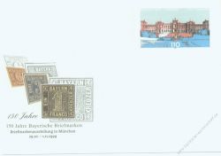 BRD 1999 Mi-Nr. USo011 * 150 Jahre Bayerische Briefmarken