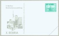 DDR Nr. PP016 B2/002 * X.BEBRIA Briefmarkenausstellung