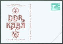DDR Nr. PP018 D1/001 * Briefmarken-Ausstellung DDR-KUBA