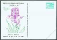 DDR Nr. PP018 D2/012 * Briefmarkenausstellung FLORA 87