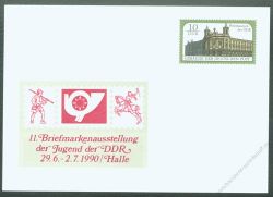 DDR Nr. PP021 D2/007a * 11. Briefmarkenausstellung der Jugend