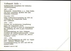 DDR Nr. PP018 B2/014 SSt. MMM Halle
