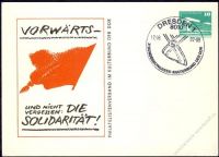 DDR Nr. PP018 B1/006 SSt. Vorwrts: Die Solidaritt