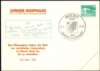 DDR Nr. PP018 D2/002 SSt. Junior-SOZPhilex