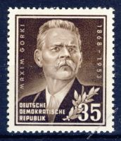 DDR 1953 Mi-Nr. 354 ** 85. Geburtstag von Maksim Gorkij