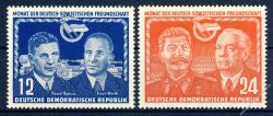 DDR 1951 Mi-Nr. 296-297 ** Deutsch-sowjetische Freundschaft