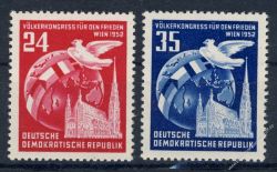 DDR 1952 Mi-Nr. 320-321 ** Vlkerkongress fr den Frieden