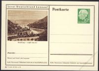 BRD 1955 Mi-Nr. P024 343 * Heidelberg vom Osten