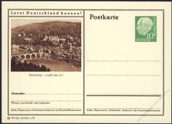 BRD 1955 Mi-Nr. P024 342 * Heidelberg vom Norden