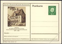 BRD 1959 Mi-Nr. P042 077/461 * Heilbronn - Rathaus