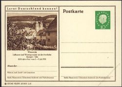 BRD 1960 Mi-Nr. P053 095/595 * Wiesensteig