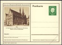 BRD 1960 Mi-Nr. P053 092/572 * Ulm - Rathaus