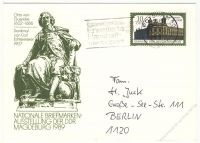 DDR 1989 Mi-Nr. P103 o Nat. Briefmarkenausstellung d. DDR 89