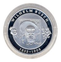 BRD 2007 J.529 10 Euro Wilhelm Busch PP