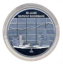 BRD 2007 J.530 10 Euro 50 Jahre Deutsche Bundesbank PP