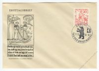 DDR 1956 FDC Mi-Nr. 544 SSt. Tag der Briefmarke