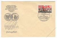 DDR 1955 FDC Mi-Nr. 452 SSt. Weltgewerkschaftsbund