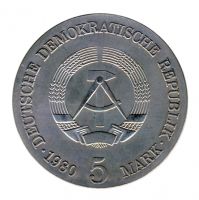 DDR 1980 J.1576 5 Mark Adolph von Menzel st