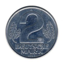 DDR 1957 J.1515 2 Mark Kursmnze ss