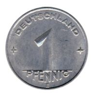 DDR 1949 J.1501 1 Pf Kursmnze Prgesttte: E vz