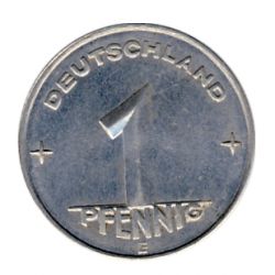 DDR 1952 J.1505 1 Pf Kursmnze Prgesttte: E vz-st