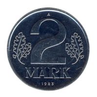 DDR 1983 J.1516 2 Mark Kursmnze st (Export)