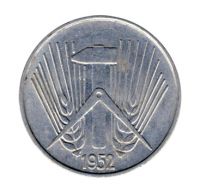 DDR 1952 J.1506 5 Pf Kursmnze Prgesttte: A vz