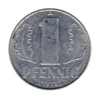 DDR 1972 J.1508 1 Pf Kursmnze ss