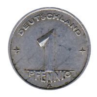 DDR 1949 J.1501 1 Pf Kursmünze Prägestätte: A ss