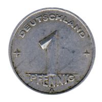 DDR 1949 J.1501 1 Pf Kursmnze Prgesttte: A ss