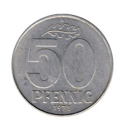 DDR 1973 J.1512 50 Pf Kursmnze vz