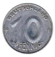 DDR 1953 J.1507 10 Pf Kursmnze Prgesttte: E ss