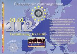 BRD 2002 Numisblatt 1/2002 