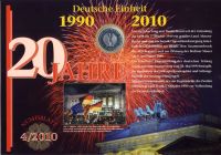 BRD 2010 Numisblatt 4/2010 