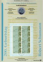 BRD 2010 Numisblatt 1/2010 